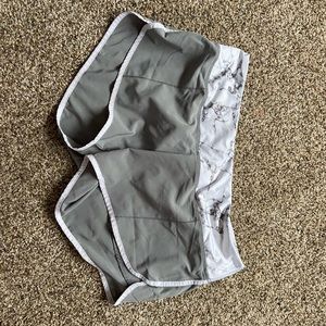 Jadalyn Brooke Gray Marble Athletic Shorts